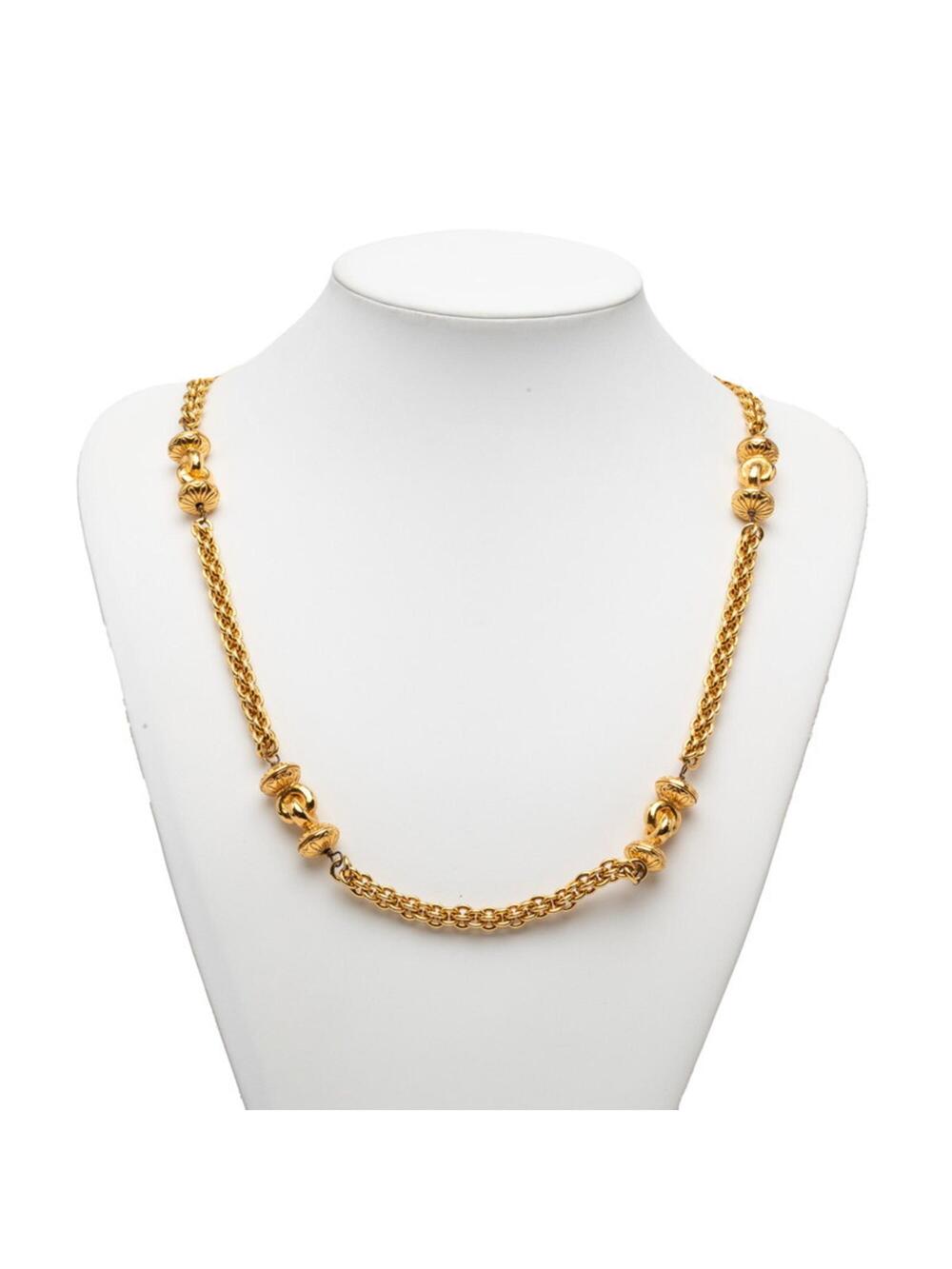 Chanel Vintage Pendant Necklace Gold #299448C94B